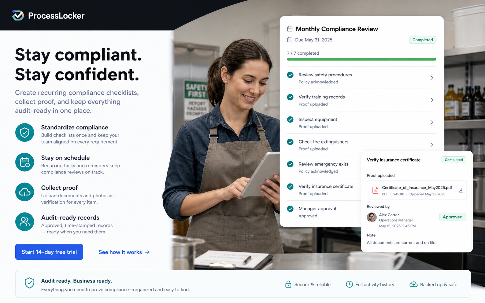 Compliance ProcessLocker use case image